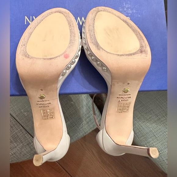 NWT Stuart Weitzman Disco Embellished Ankle Strap Sandals - Picture 8 of 8